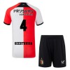 Maglia ufficiale Feyenoord Rotterdam Geertruida 4 Casa 2024-25 per Bambino